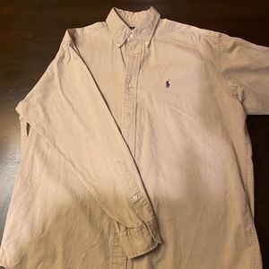 Vintage Polo Ralph Lauren Oxford collar work shirt